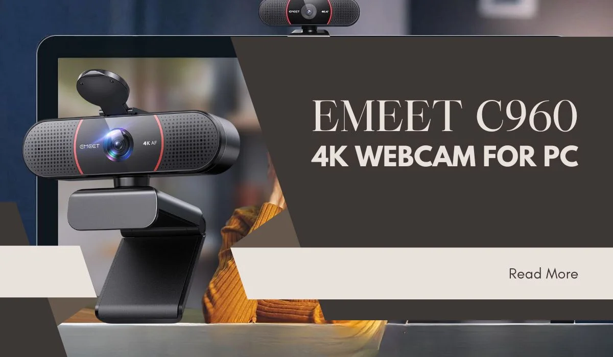 EMEET C960 4K Webcam for PC
